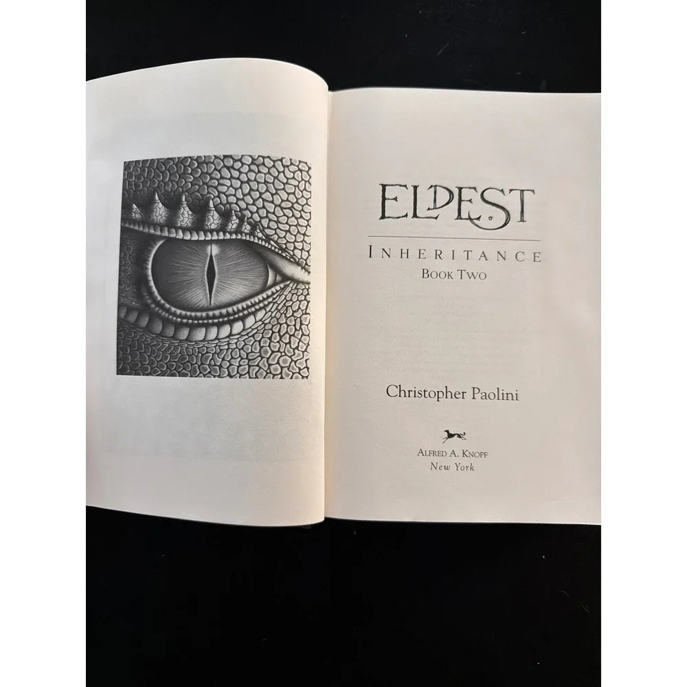 Eldest Christopher Paolini Inheritance Cycle Book 2 First Edition Hardcover 2005